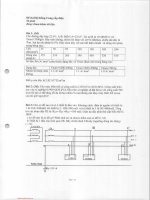 Đề thi cuối học kỳ môn Hệ thống cung cấp điện - ĐH Bách khoa TP.HCM