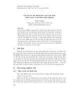 Vận dụng mô hình hóa vào dạy học môn toán ở trường phổ thông