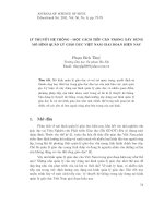 Lý thuyết hệ thống - Một cách tiếp cận trong xây dựng mô hình quản lý giáo dục Việt Nam giai đoạn hiện nay