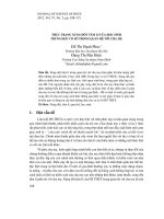 Thực trạng xung đột tâm lí của học sinh trung học cơ sở trong quan hệ với cha mẹ