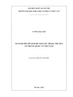 So sánh mô típ sinh đẻ thần kỳ trong truyện cổ trung quốc và việt nam​ 