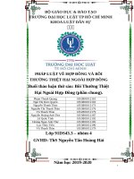 thảo luận hợp đồng lần 6 đã tổng hợp