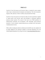 San xuat va phat trien thuoc   giao trinh AVCN duoc