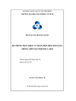 Hệ thống phát hiện và nhận diện biển báo giao thông trên kit friendly ARM