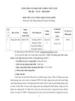 SKKN toán 9  rèn kĩ năng giải bài toán bằng cách lập phương trình và hệ phương trình