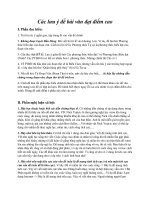 Các lưu ý để bài văn đạt điểm cao 