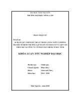 Áp dụng quy trình kỹ thuật trong chăn nuôi và phòng trị một số bệnh thường gặp ở lợn nái sinh sản và lợn con theo mẹ tại công ty cổ phần hải thịnh, TP  bắc ninh​ 