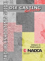 NADCA hướng dẫn phân loại và xử lý lỗi trong đúc die casting