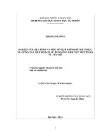 Nghiên cứu địa hình và một số quá trình bề mặt phục vụ công tác quy hoạch sử dụng đất khu vực huyện ba vì   hà nội​ 