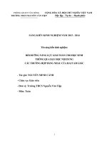 64 SKKN toán 7 bồi dưỡng năng lực giải toán cho học sinh thông qua dạy học nội dung các trường hợp bằng nhau của hai tam giác