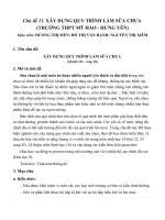 Chủ đề 11  xây DỰNG QUY TRÌNH làm sữa CHUA