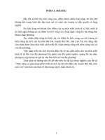 Tiềm năng và giải pháp phát triển du lịch thị trấn bắc hà