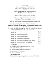 Phụ lục i 2 giấy đề nghị đăng ký doanh nghiệp công ty TNHH một thành viên (3)