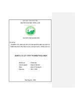 Nghiên cứu một số yếu tố ảnh hưởng đến giá đất ở trên địa bàn thị trấn sapa, huyện sapa, tỉnh lào cai​ 