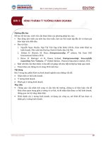 Bài giảng Khởi sự kinh doanh – Bài 3: Hình thành ý tưởng kinh doanh