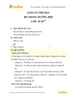 Giáo án Mầm non - Nhà trẻ: Bò trong đường hẹp