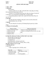 Giáo án (kế hoạch bài học) môn hoá học 8 soạn theo 5 hoạt động chi tiết 2020