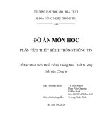 Đồ án môn phân tích thiết kế hệ thống thông tin phân tích thiết kế hệ thống bán thiết bị máy tính của công ty 