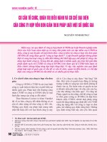 Cơ cấu tổ chức, quản trị điều hành và cơ chế đại diện của công ty hợp vốn đơn giản theo pháp luật một số quốc gia