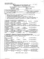 Đề thi cuối học kỳ II năm học 2017-2018 môn Vật lý bán dẫn - ĐH Bách khoa TP.HCM