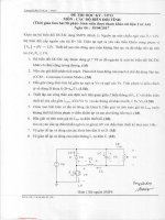 Đề thi cuối học kỳ II năm học 2016-2017 môn Các bộ biến đổi tĩnh - ĐH Bách khoa TP. HCM