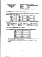 Đề thi cuối học kỳ II năm học 2016-2017 môn Trí tuệ nhân tạo trong điều khiển - ĐH Bách khoa TP.HCM