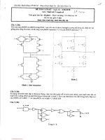 Đề thi cuối học kỳ II năm học 2017-2018 môn Thiết kế vi mạch số - ĐH Bách khoa TP.HCM