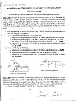 Đề kiểm tra cuối học kỳ II năm 2016-2017 môn Cơ sở điện tử công suất - ĐH Bách khoa TP.HCM
