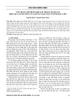 Ứng dụng mô hình XBeach trong đánh giá hiệu quả giảm sóng của rừng ngập mặn ở tỉnh Bạc Liêu