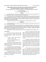 Biện pháp giáo dục kĩ năng hát cho sinh viên mầm non trường Đại học Sư phạm - Đại học Đà Nẵng