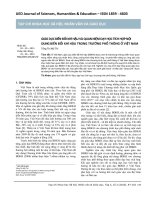 Giáo dục biến đổi khí hậu và quan niệm dạy học tích hợp nội dung biến đổi khí hậu trong trường phổ thông ở Việt Nam