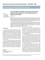 Du lịch Đà Nẵng qua nghiên cứu khoa học của sinh viên ngành Việt Nam học (Văn hóa - Du lịch), trường Đại học Sư phạm, Đại học Đà Nẵng