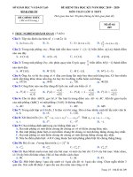 de thi hk1 toan 11 nam hoc 2019 2020 so gddt binh phuoc