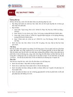 Bài giảng Ngân hàng phát triển – Bài 1: Dự án phát triển