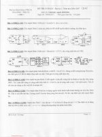 Đề thi cuối học kỳ II năm học 2016-2017 môn Giải tích mạch (Lớp CK) - ĐH Bách khoa TP.HCM