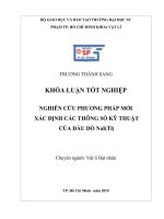 Nghiên cứu phương pháp mới xác định các thông số kỹ thuật của đầu dò nai (t1) 