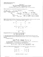 Đề kiểm tra học kỳ I năm học 2017-2018 môn Xử lý tín hiệu số với FPGA - ĐH Bách khoa TP.HCM