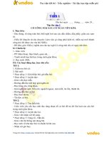 Giáo án lớp 2 tuần 1 năm học 2020-2021