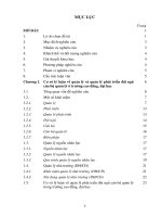 (Luận văn thạc sĩ) biện pháp quản lý phát triển đội ngũ cán bộ quản lý của trường cao đẳng du lịch hà nội 
