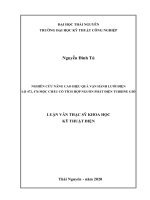Nghiên cứu nâng cao hiệu quả vận hành lưới điện lộ 472, 476 mộc châu có tích hợp nguồn phát điện turbine gió