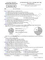 Đề thi thử THPT quốc gia môn địa lần 1 THPT ngô gia tự 2020 