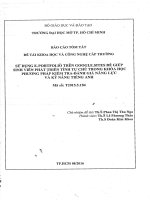 sử  dụng e portfolio trên googlesites để giúp sinh viên phát triển tính tự chủ trong khóa học phương pháp kiểm tra đánh giá năng lực và kỹ năng tiếng anh 