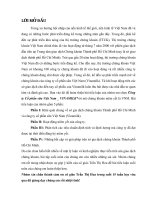 Tiểu luận môn thị trường chứng khoán tìm hiểu công ty niêm yết trên thị trường HOSE   công ty cổ phần sữa việt nam (vinamilk)