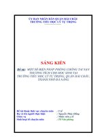 SKKN phòng chống tai nạn thương tích trong trường học