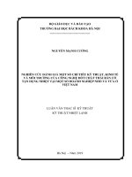 Nghiên cứu đánh giá một số chỉ tiêu kỹ thuật, kinh tế và môi trường của công nghệ đốt chất thải rắn có tận dụng nhiệt tại một số doanh nghiệp nhỏ và vừa ở việt nam