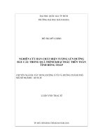 Nghiên cứu bản chất hiện tượng lún đường đầu cầu trong quá trình khai thác trên toàn tỉnh đồng tháp
