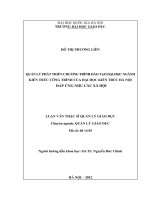 (Luận văn thạc sĩ) quản lý phát triển chương trình đào tạo đại học ngành kiến trúc công trình của đại học kiến trúc hà nội đáp ứng nhu cầu xã hội   