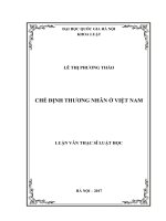 (Luận văn thạc sĩ) chế định thương nhân ở việt nam 