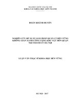 (Luận văn thạc sĩ) nghiên cứu đề xuất giải pháp quản lý bền vững không gian xanh công cộng khu vực bốn quận nội thành cũ hà nội 