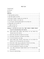 (Luận văn thạc sĩ) pháp luật về thanh tra xây dựng ở việt nam hiện nay  